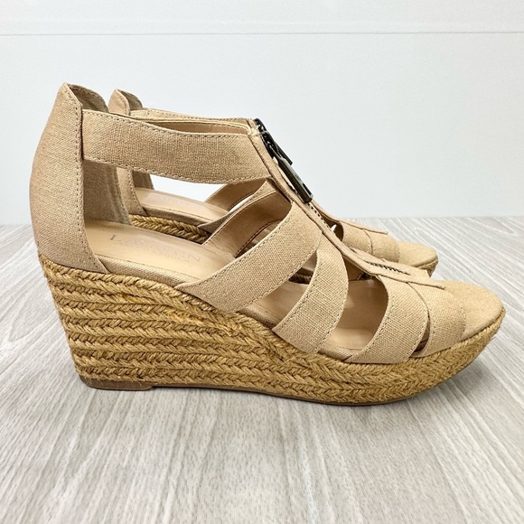 Lauren By Ralph Lauren Womens Kelcie Fabric
Open Toe Casual Espadrille Sandals - Picture 2 of 12
